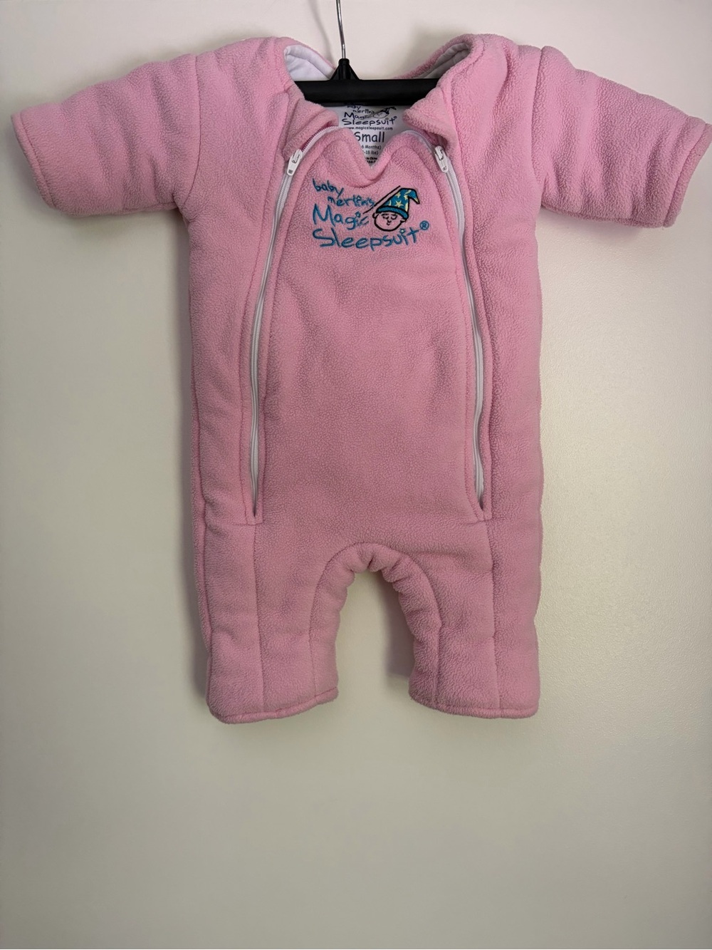 Baby Merlin’s Magic Sleepsuit – Pink – Size Small (3-6 Months) 12-18 pounds